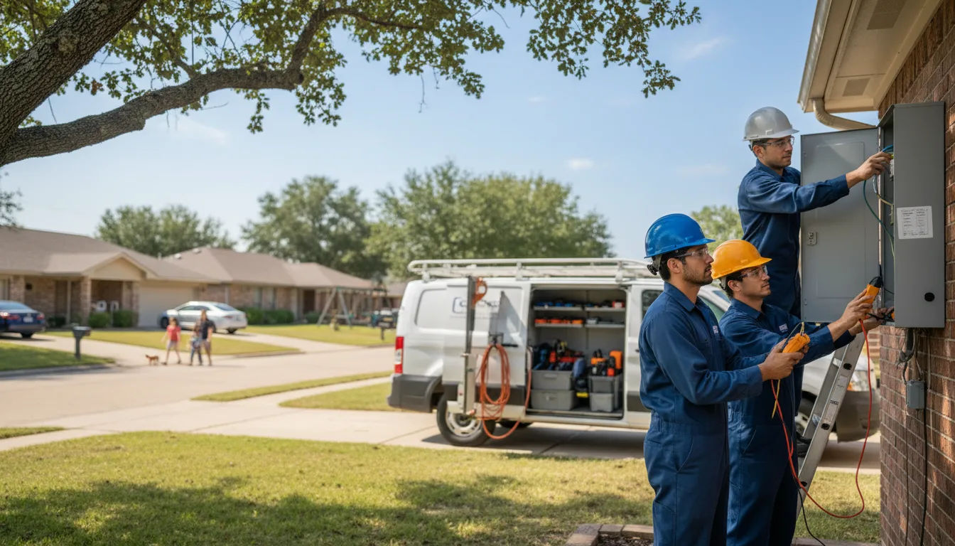 Certified electrician providing emergency electrical services in Saint Helena, NE